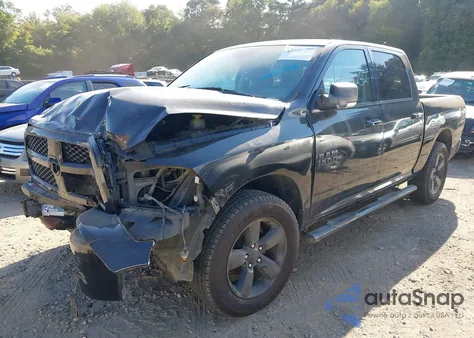 2018 Ram 1500 Big Horn 4X4 5'7 Box z USA, uszkodzony, nr VIN 1C6RR7LGXJS260238